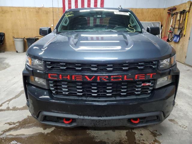 1GCPYCEK5NZ136551 - 2022 CHEVROLET SILVERADO K1500 TRAIL BOSS CUSTOM GRAY photo 5