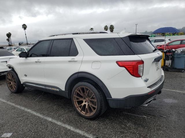 1FM5K7LC4NGB39668 - 2022 FORD EXPLORER KING RANCH WHITE photo 2