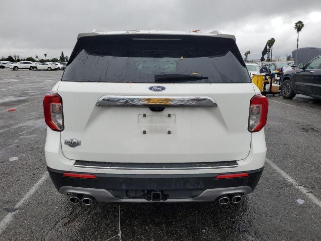 1FM5K7LC4NGB39668 - 2022 FORD EXPLORER KING RANCH WHITE photo 6