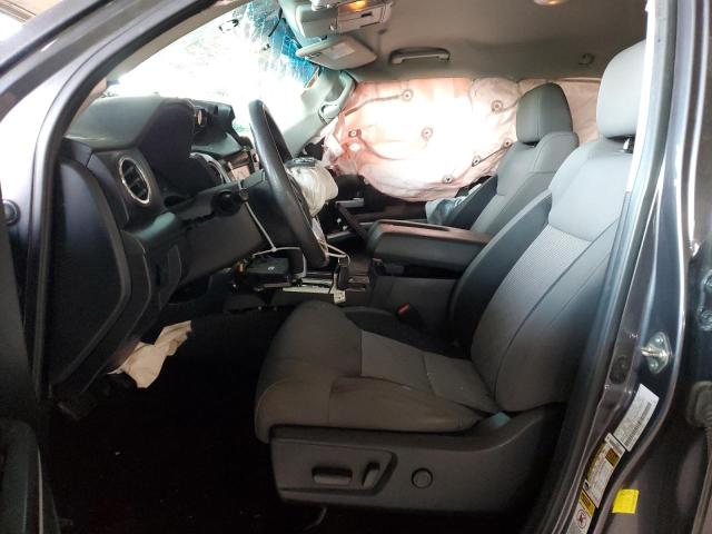 5TFUW5F17HX616651 - 2017 TOYOTA TUNDRA DOUBLE CAB SR/SR5 GRAY photo 7