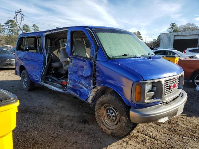 1GJHG39J1Y1215669 - 2000 GMC SAVANA G3500 BLUE photo 4