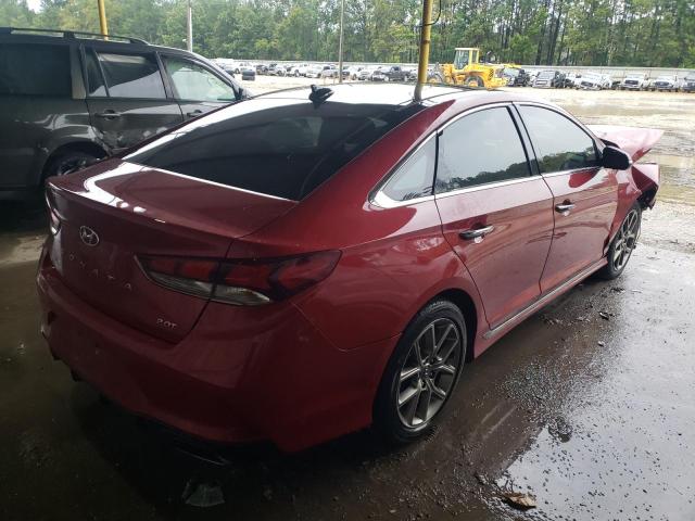 5NPE34AB1KH732292 - 2019 HYUNDAI SONATA LIMITED TURBO RED photo 4