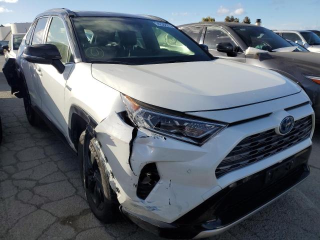 JTMEWRFV9KJ023950 - 2019 TOYOTA RAV4 XSE WHITE photo 1