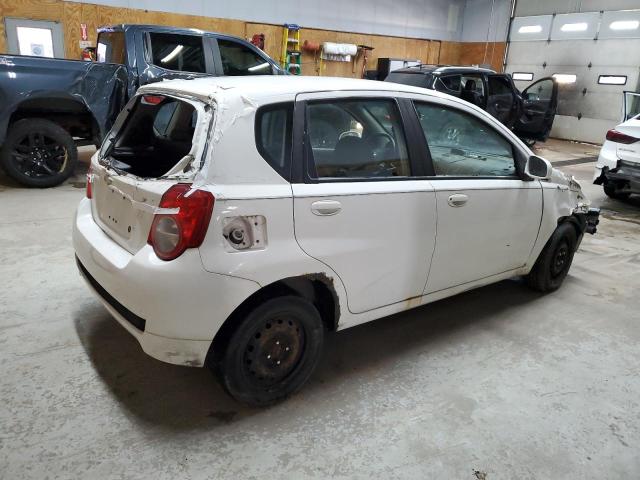 KL1TD6DE4AB127454 - 2010 CHEVROLET AVEO LS WHITE photo 3