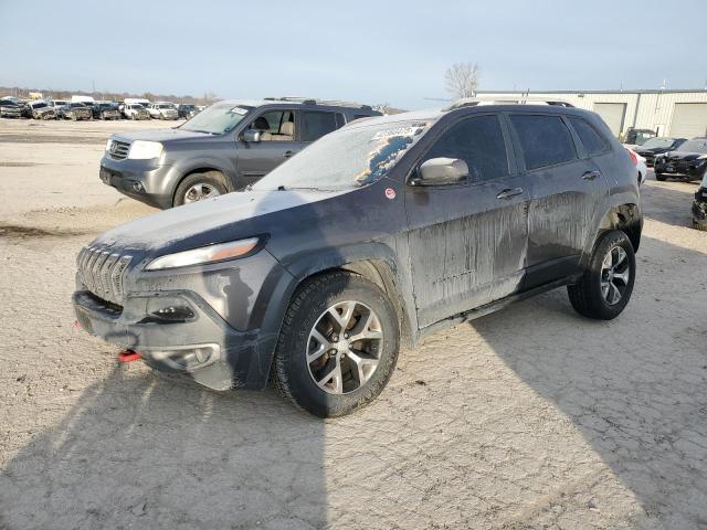1C4PJMBSXFW623939 - 2015 JEEP CHEROKEE TRAILHAWK GRAY photo 1