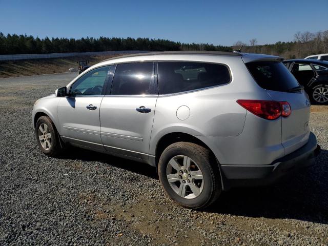 1GNKRGED6CJ140837 - 2012 CHEVROLET TRAVERSE LT SILVER photo 2