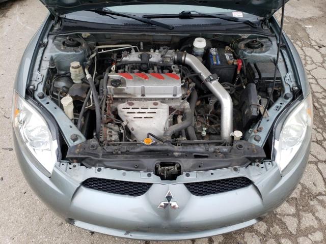 4A3AK24F38E003625 - 2008 MITSUBISHI ECLIPSE GS GRAY photo 11