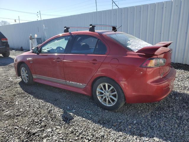 JA32V2FW3GU004689 - 2016 MITSUBISHI LANCER ES RED photo 2