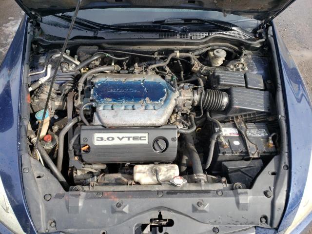 1HGCM66503A093349 - 2003 HONDA ACCORD EX BLUE photo 11