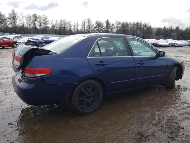 1HGCM66503A093349 - 2003 HONDA ACCORD EX BLUE photo 3