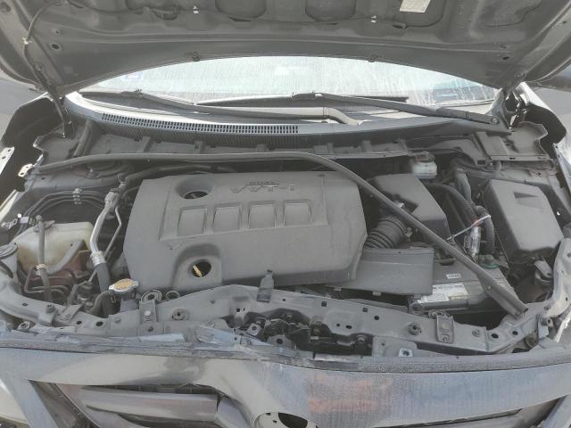 2T1BU4EE7CC848699 - 2012 TOYOTA COROLLA BASE CHARCOAL photo 11
