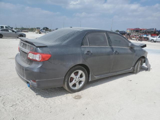 2T1BU4EE7CC848699 - 2012 TOYOTA COROLLA BASE CHARCOAL photo 3