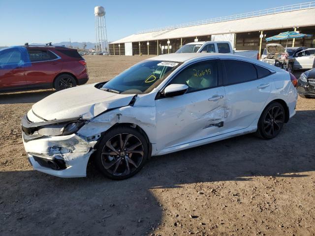 19XFC2F84LE014117 - 2020 HONDA CIVIC SPORT WHITE photo 1