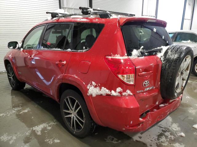 JTMBD32V775113044 - 2007 TOYOTA RAV4 SPORT RED photo 2