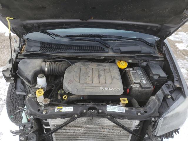 2C4RDGBG3FR509075 - 2015 DODGE GRAND CARA SE GRAY photo 12