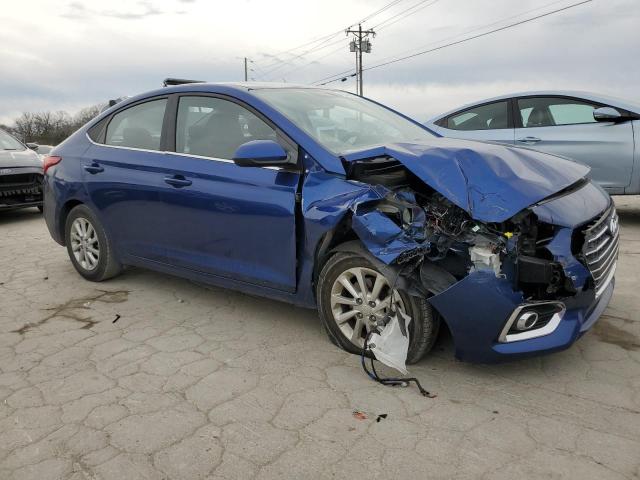 3KPC24A39KE055905 - 2019 HYUNDAI ACCENT SE BLUE photo 4