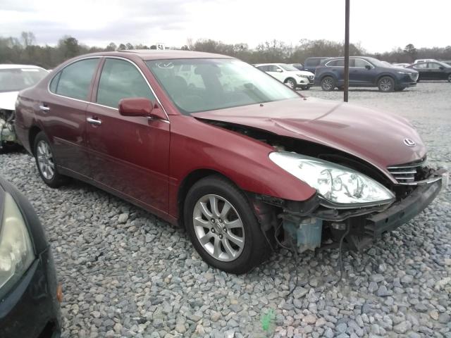 JTHBA30G145037599 - 2004 LEXUS ES 330 RED photo 4