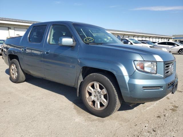 2HJYK16587H513116 - 2007 HONDA RIDGELINE RTL TEAL photo 4