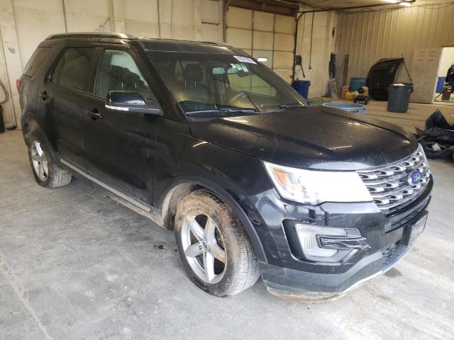 1FM5K8D80HGE17583 - 2017 FORD EXPLORER XLT BLACK photo 4