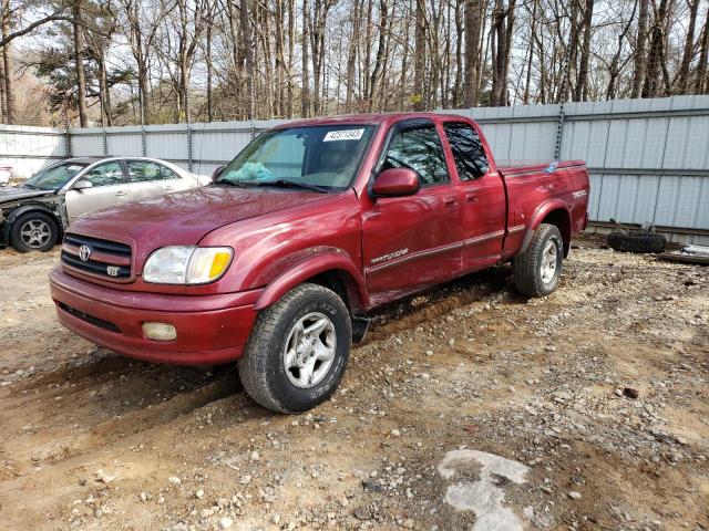 5TBBT48171S135522 - 2001 TOYOTA TUNDRA ACCESS CAB LIMITED RED photo 1