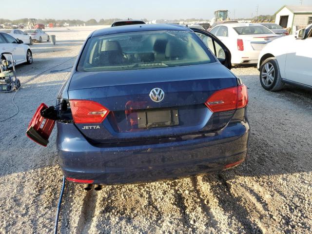 3VW2K7AJXEM235803 - 2014 VOLKSWAGEN JETTA BASE Կապույտ լուսանկար 6