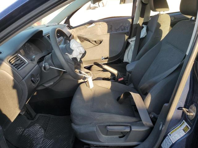 3VW2K7AJXEM235803 - 2014 VOLKSWAGEN JETTA BASE Կապույտ լուսանկար 7