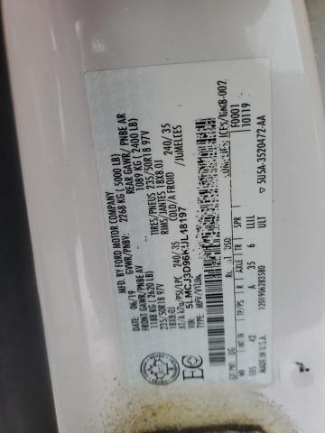 5LMCJ3D96KUL48197 - 2019 LINCOLN MKC RESERVE თეთრი ფოტო 14