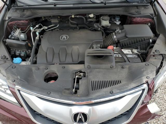 5J8TB4H51HL005315 - 2017 ACURA RDX TECHNOLOGY MAROON photo 12