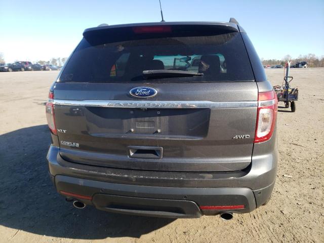 1FM5K8D86FGC46447 - 2015 FORD EXPLORER XLT BLACK photo 6