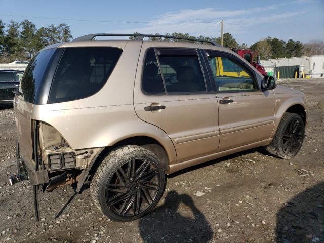 4JGAB54EX1A246465 - 2001 MERCEDES-BENZ ML 320 TAN photo 3