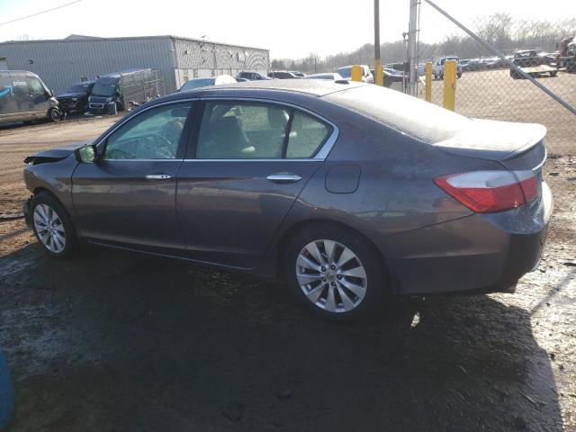 1HGCR3F81EA038700 - 2014 HONDA ACCORD EXL GRAY photo 2