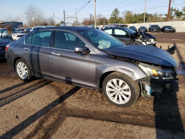 1HGCR3F81EA038700 - 2014 HONDA ACCORD EXL GRAY photo 4