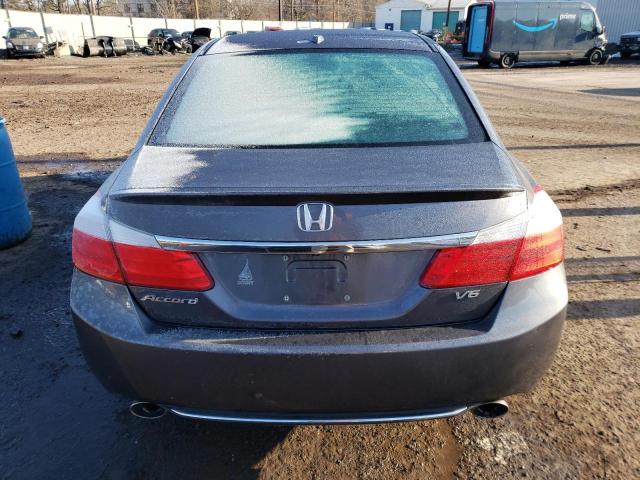 1HGCR3F81EA038700 - 2014 HONDA ACCORD EXL GRAY photo 6