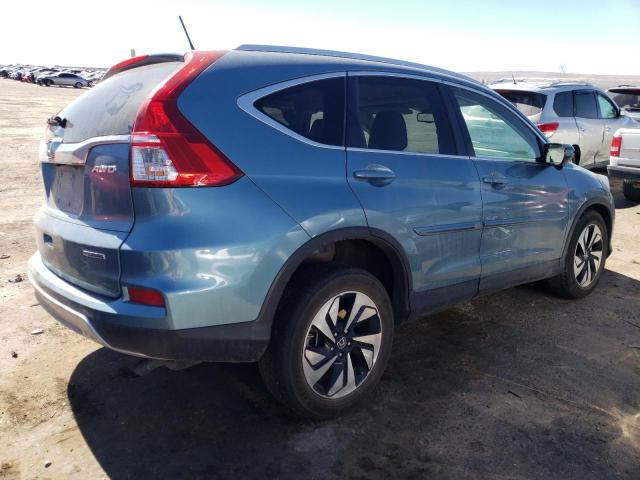 5J6RM4H90GL079551 - 2016 HONDA CR-V TOURING BLUE photo 3