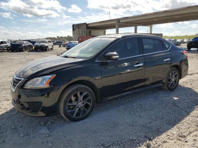 3N1AB7AP4FY329482 - 2015 NISSAN SENTRA S BLACK photo 1