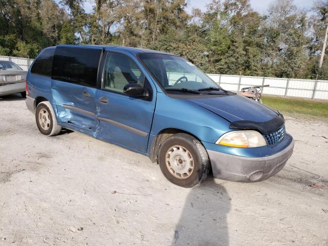 2FMZA50472BB75623 - 2002 FORD WINDSTAR LX BLUE photo 4