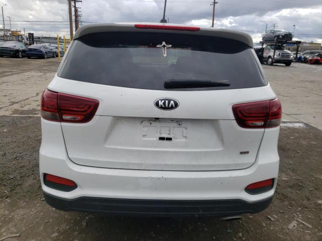 5XYPG4A33KG467131 - 2019 KIA SORENTO L WHITE photo 6