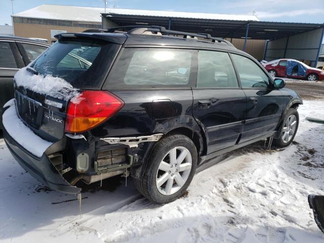 4S4BP62C367360003 - 2006 SUBARU LEGACY OUTBACK 2.5I LIMITED BLACK photo 3