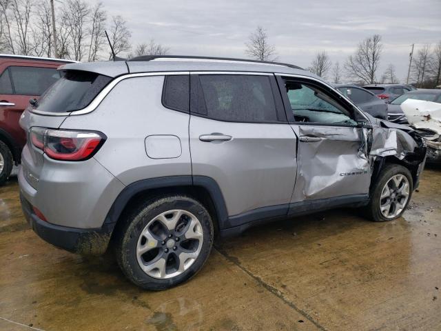 3C4NJDCB7JT440535 - 2018 JEEP COMPASS LIMITED SILVER photo 3