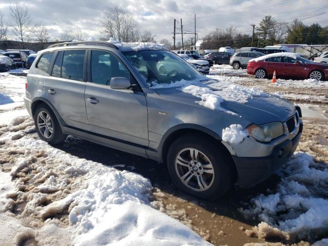 WBXPA93494WA64495 - 2004 BMW X3 3.0I SILVER photo 4