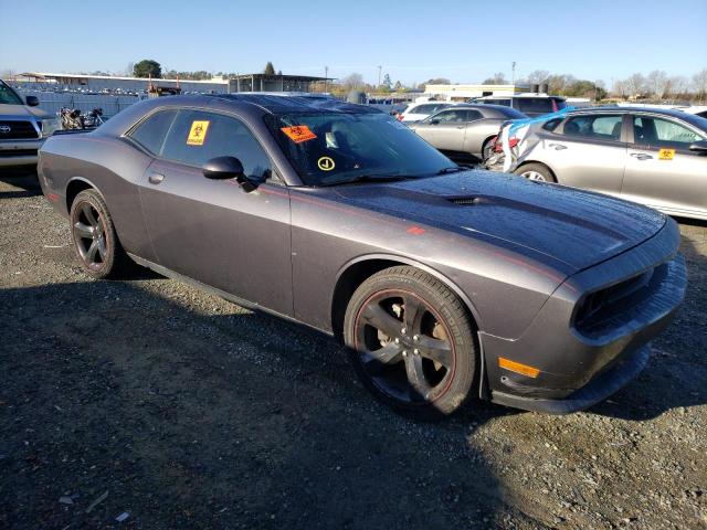 2C3CDYAG0EH110825 - 2014 DODGE CHALLENGER SXT GRAY photo 4