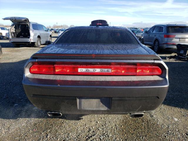 2C3CDYAG0EH110825 - 2014 DODGE CHALLENGER SXT GRAY photo 6