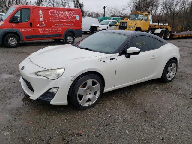 JF1ZNAA16D2722627 - 2013 TOYOTA SCION FR-S WHITE photo 1