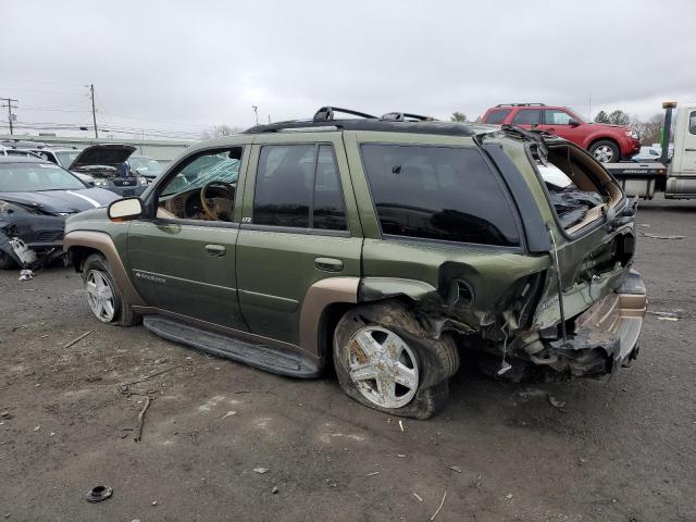 1GNDT13SX22263686 - 2002 CHEVROLET BLAZER GREEN photo 2