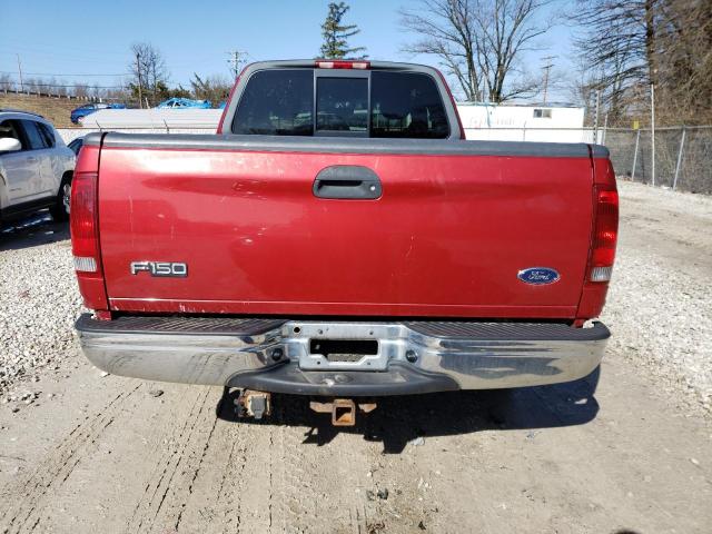 2FTRX17282CA25773 - 2002 FORD F-150 RED photo 6