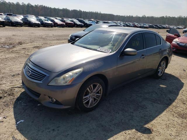 JN1DV6AR7BM653541 - 2011 INFINITI G25 GRAY photo 1