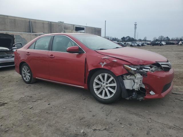 4T4BF1FK8CR231541 - 2012 TOYOTA CAMRY BASE RED photo 4