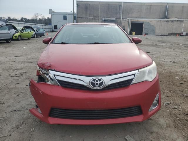 4T4BF1FK8CR231541 - 2012 TOYOTA CAMRY BASE RED photo 5