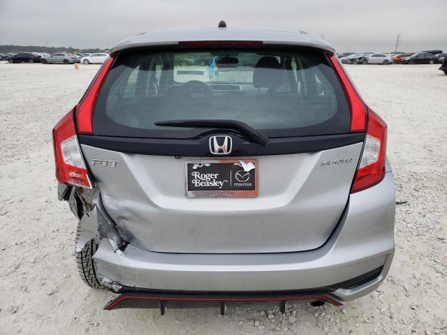 3HGGK5H61JM702567 - 2018 HONDA FIT SPORT SILVER photo 6