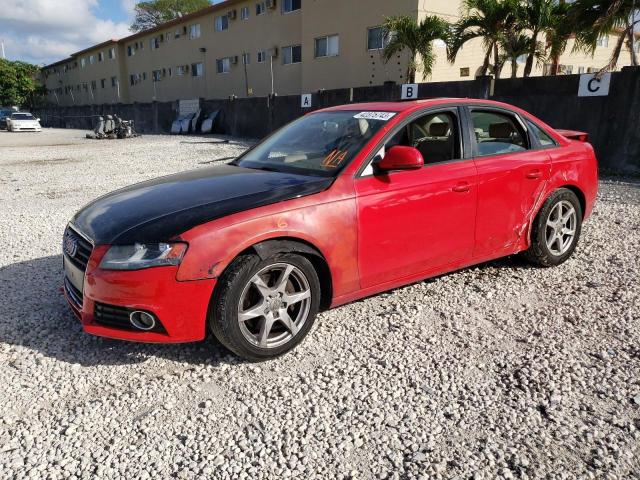 WAULF78K39N028138 - 2009 AUDI A4 2.0T QUATTRO RED photo 1